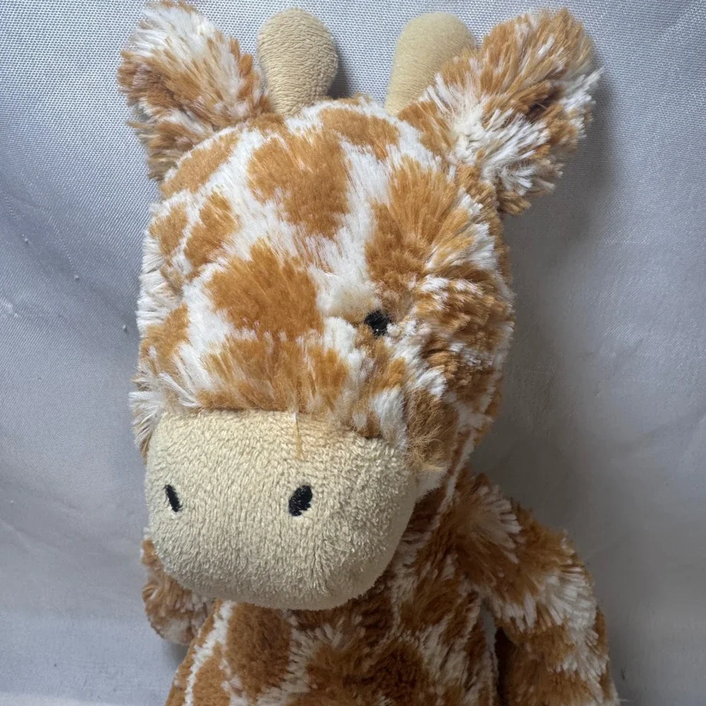 Jellycat London Bashful Giraffe Spotted Plush Stuffed Animal Brown Cream 12 inch